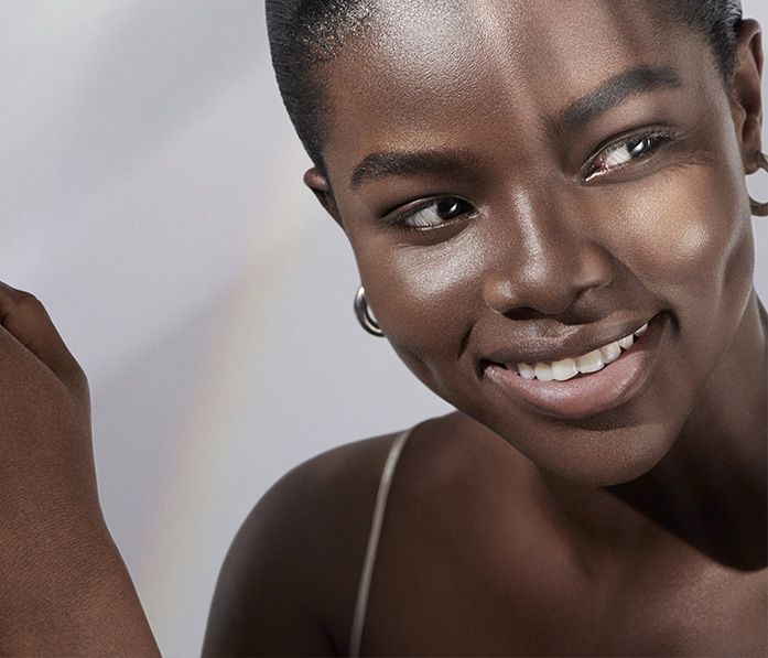 Young woman smiling